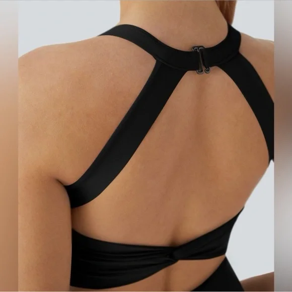 HALARA Women's Black Mini Dress - Picture 4 of 11